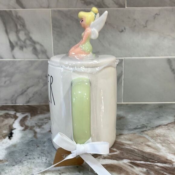 NWT Gorgeous 3D Rae Dunn Disney Mug White Ceramic Tinkerbell Tinker Bell - Picture 5 of 12